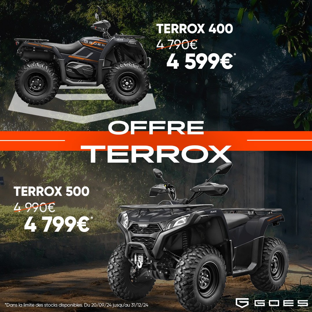 PROMO GOES TERROX 400 ET 500 AVENEL MOTOS