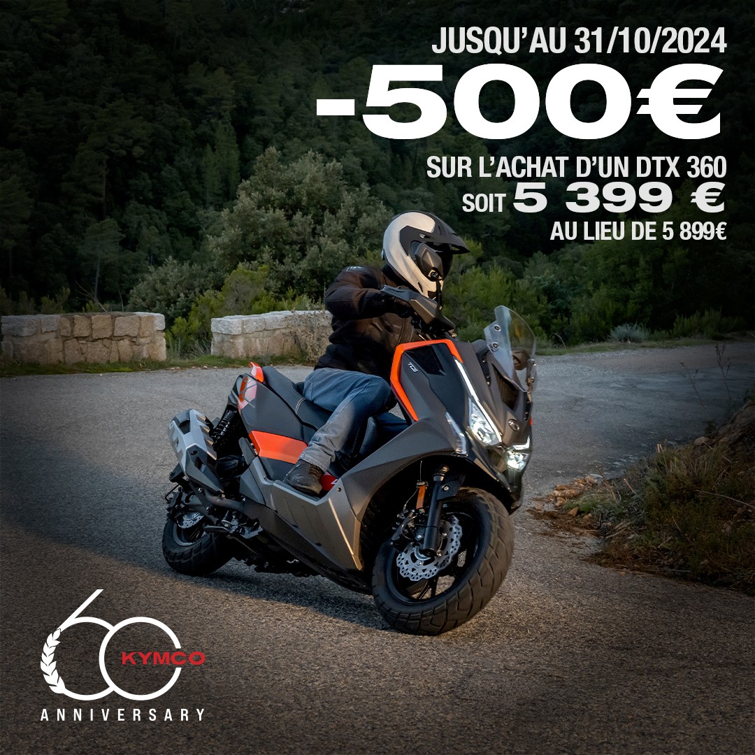 PROMO KYMCO DTX 360 AVENEL MOTOS