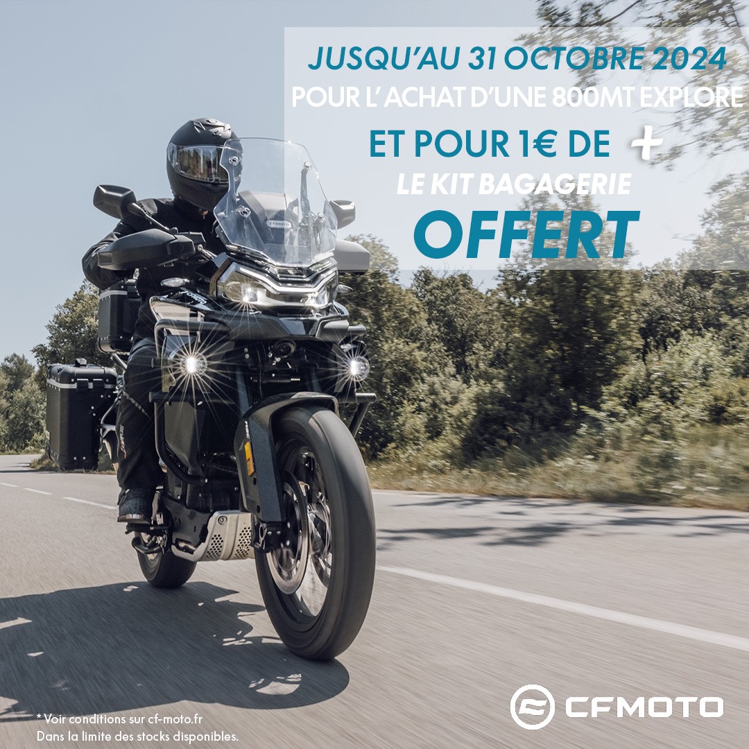 OFFRE VALISE CFMOTO MT 800 EXPLORE AVENEL MOTOS