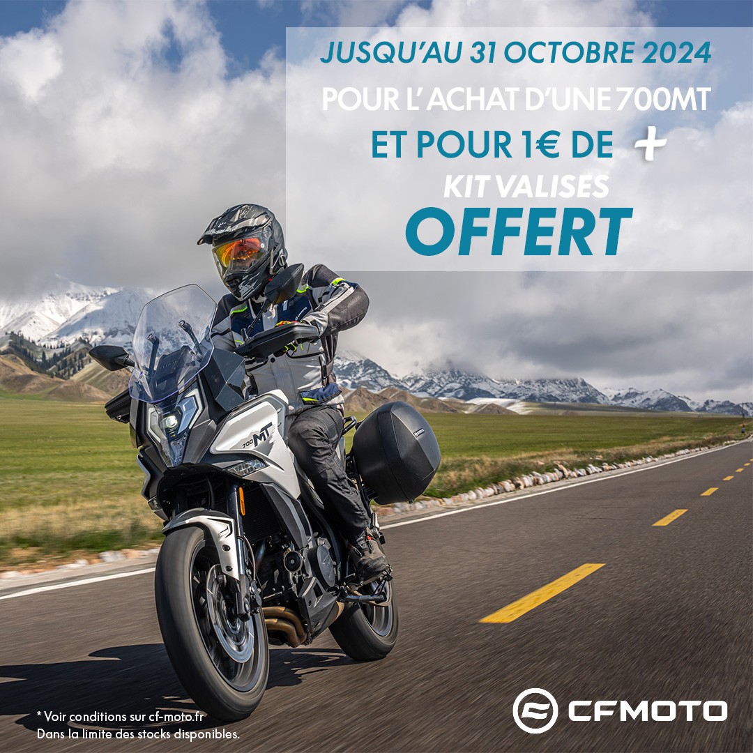 OFFRE VALISE CFMOTO MT 700 AVENEL MOTOS